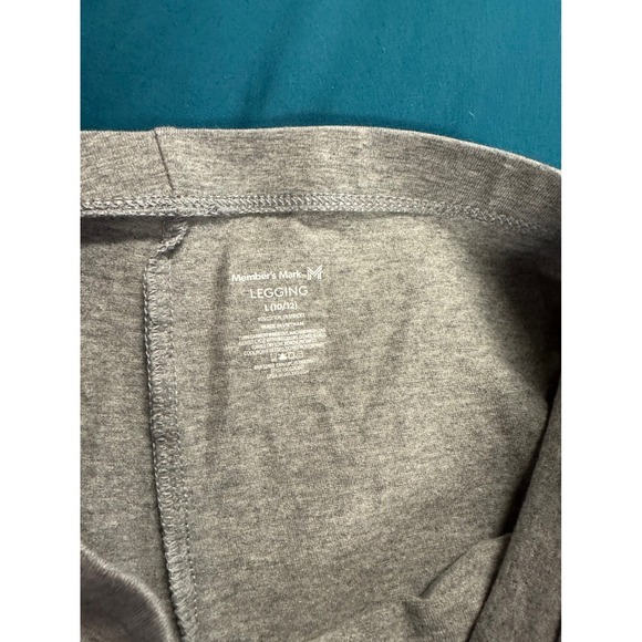 Members Mark Kids Leggings Black and Gray Size L 10/12 Cotton Blend - Picture 12 of 12